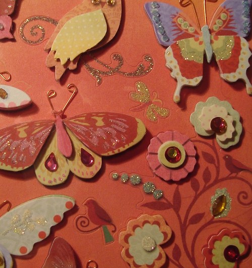 Motýli 3D samolepky scrapbook — foto 4