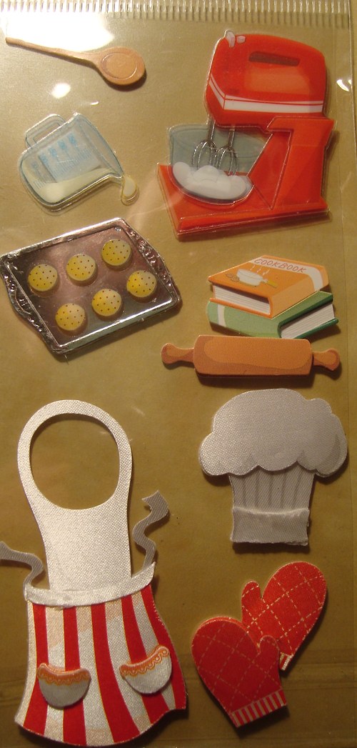 Pečeme 3D samolepky scrapbook — foto 4
