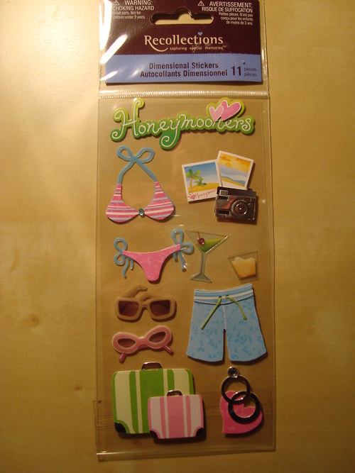 Svatební cesta 3D samolepky scrapbook — foto 4