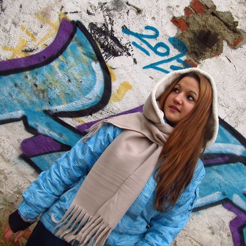 Šála s kapucí - SKLADEM — foto 2