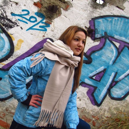 Šála s kapucí - SKLADEM — foto 4