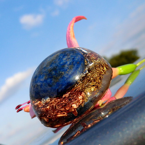 Orgonit A8 - Polokoule velká - Lapis * Meditace — foto 5