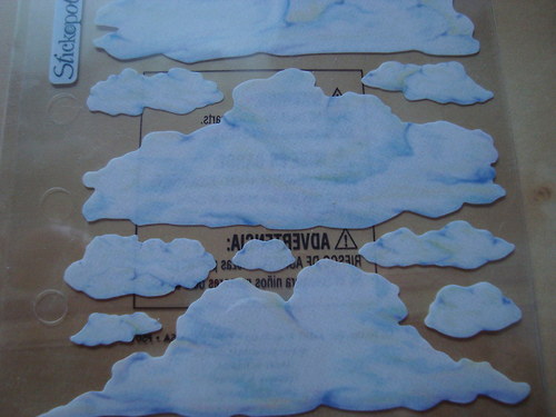 Mraky samolepky scrapbooking — foto 3