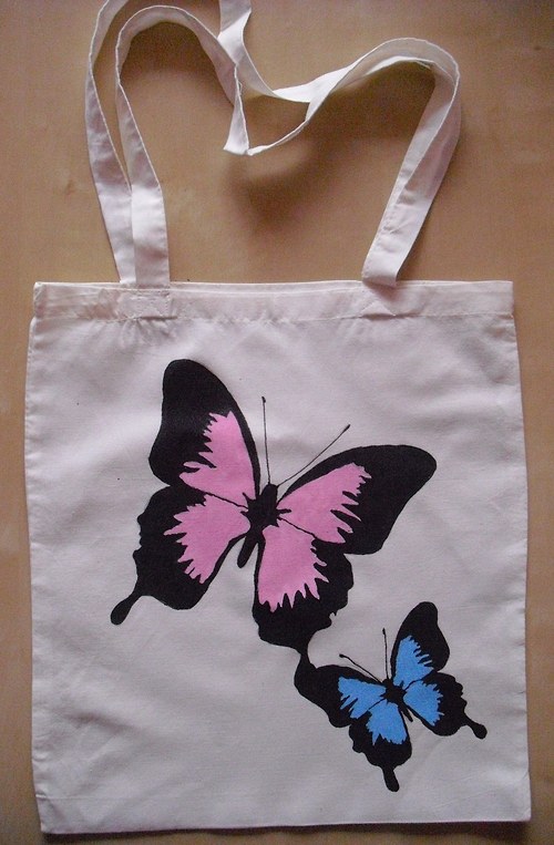 Plátěná taška Butterfly — foto 2