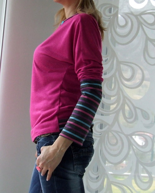 Růžová s proužkem — foto 3