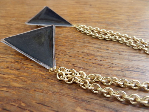 Collar tips - black triangle — foto 2