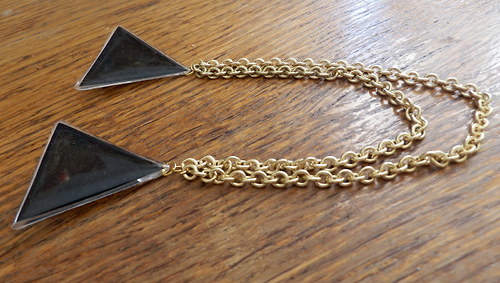 Collar tips - black triangle — foto 3