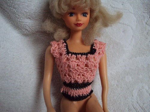 Háčkovaná halenka pro Barbii V — foto 2