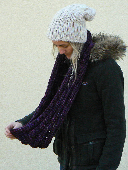 Pletená šála nákrčník - gothic — foto 3