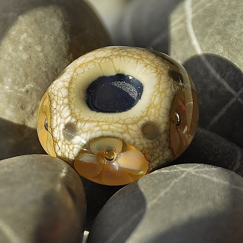 Big hole bead-Zlatuše — foto 3