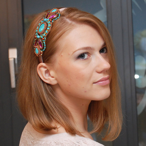 Nefertiti ... kolekce bohýní ... čelenka — foto 2