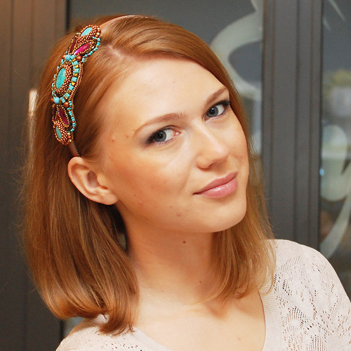 Nefertiti ... kolekce bohýní ... čelenka — foto 3