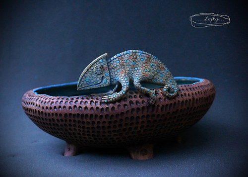 Chameleon v modrém... — foto 3