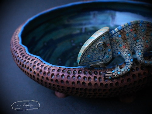 Chameleon v modrém... — foto 6