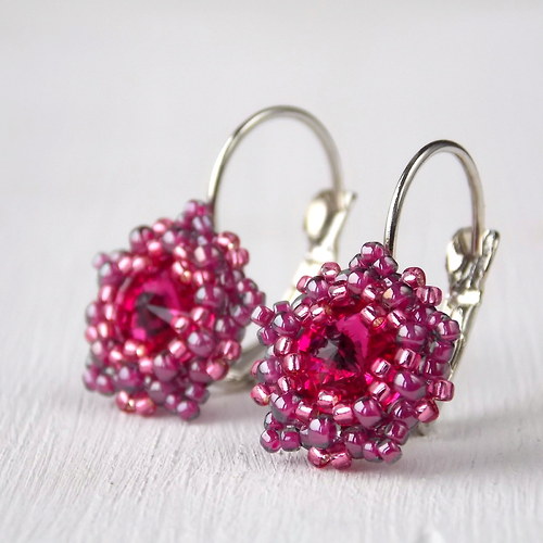 Stydlivé Fuchsie - Swarovski... — foto 3