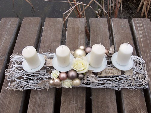 ADVENTNÍ ŠTOLA - bílé cappuccino — foto 2
