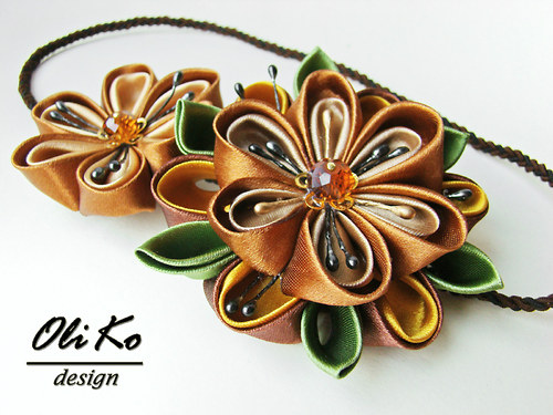 Elegantní čelenka kanzaši — foto 2