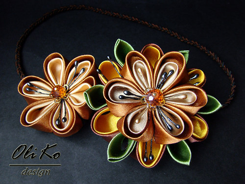 Elegantní čelenka kanzaši — foto 5