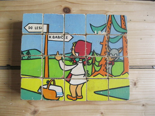 Dřevěné kostky - skládačka — foto 2