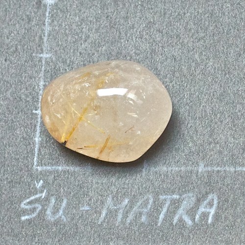 Sagenit (křišťál s rutilem) — foto 2