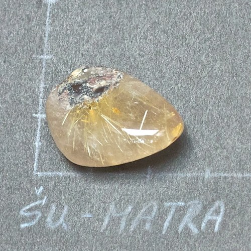 Sagenit (křišťál s rutilem) — foto 2