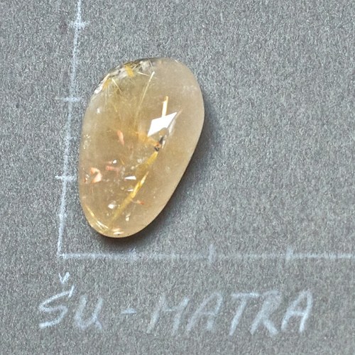 Sagenit (křišťál s rutilem) — foto 3