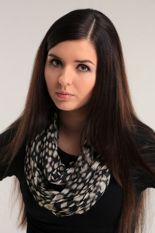 Nákrčník černý vzorovaný — foto 2