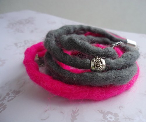 Náhrdelník " Pink Wave " — foto 6