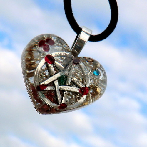 Orgonit (2) Pentagram s granáty — foto 4