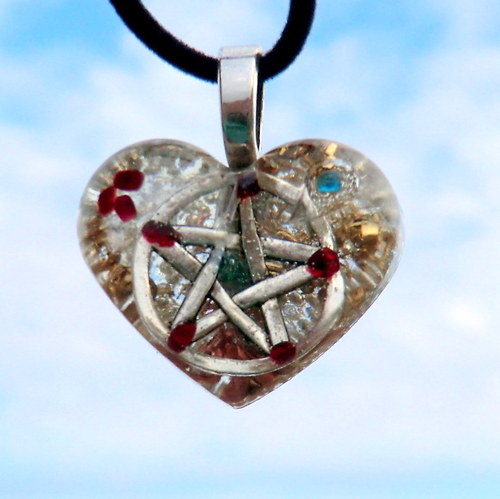 Orgonit (2) Pentagram s granáty — foto 6