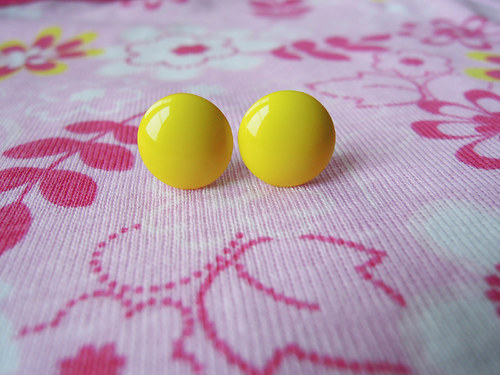 Žluté 12mm - chirurgická ocel — foto 2