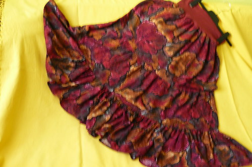 Sukně dlouhá volánová, — foto 2