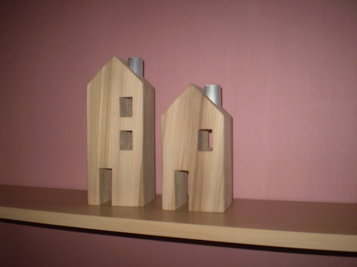 Svícen domeček - malý + velký — foto 2