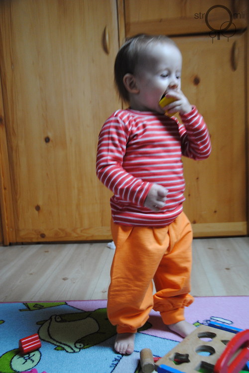 Cihlové s pruhem, vel. 6-9 M — foto 5