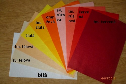 Filc plsť A4 dekorace samolepící — foto 2