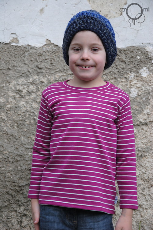 Lila pruhované, vel. 4-5 let — foto 3