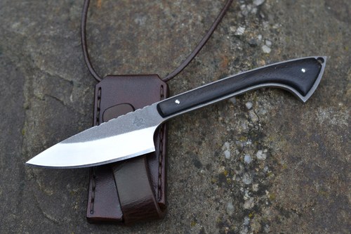 Nůž / D2 / Bahenní dub / Neck knife — foto 3