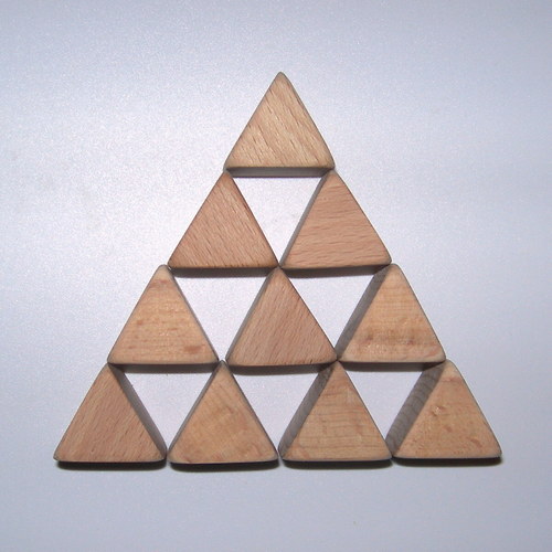 Dřevěné kostky šikmé 2x2x2,3 — foto 2