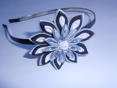 Čelenka kanzashi — foto 2