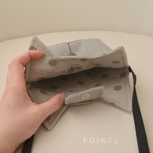 Minikabelka Kočička (šedá) — foto 4