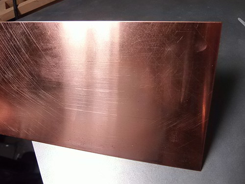 Měď - síla 1 mm - 10x20 cm — foto 2