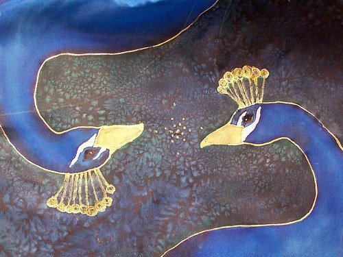 Šála hedvábná "Among the Stars"" — foto 2
