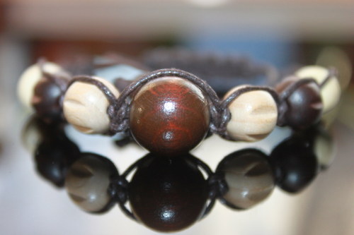 Kuli, kuli, kuličky... Náramek shamballa/makramé — foto 4