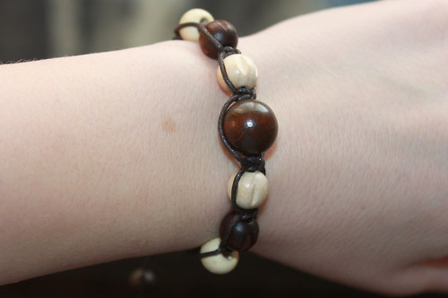 Kuli, kuli, kuličky... Náramek shamballa/makramé — foto 6
