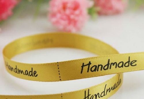 Saténová stuha HANDMADE — foto 5