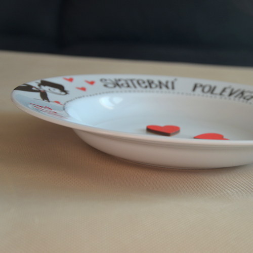 Talíř SVATEBNÍ POLÉVKA — foto 2