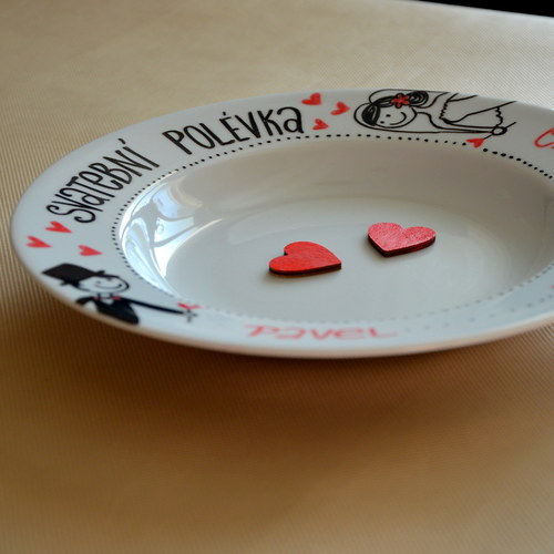 Talíř SVATEBNÍ POLÉVKA — foto 3