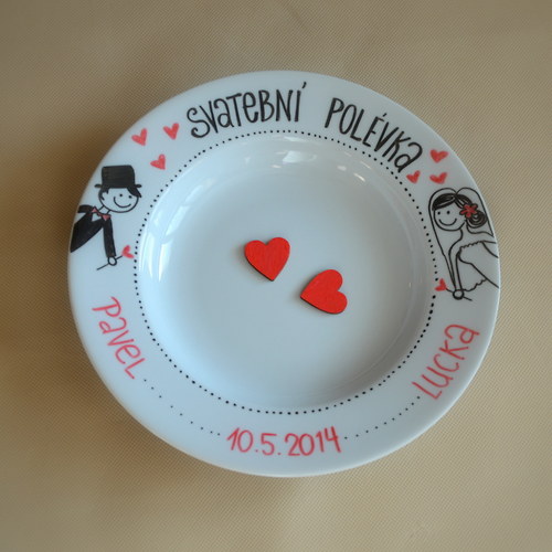 Talíř SVATEBNÍ POLÉVKA — foto 5