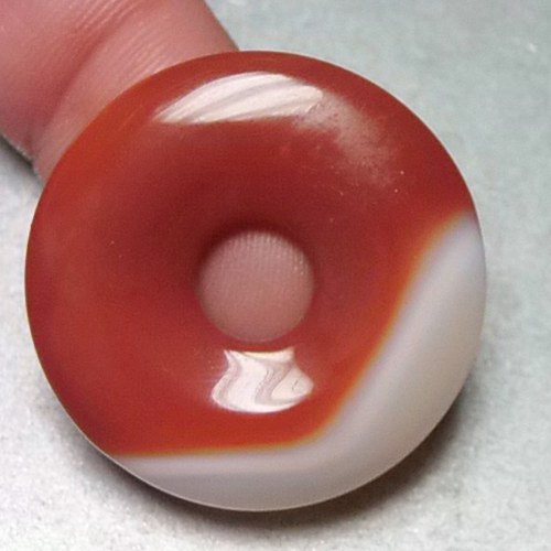 Donut 14 - achát - průměr 3 cm — foto 2