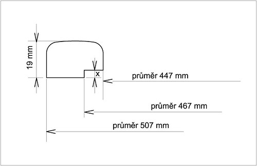 Kulatý rám na obraz 50 cm — foto 2